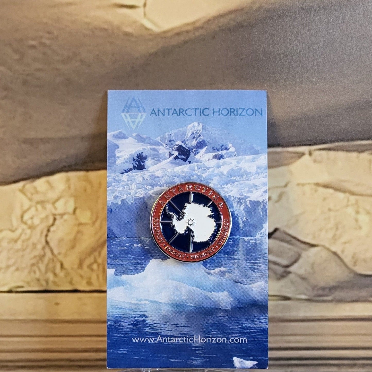 ANTARCTICA Coldest, Driest, Highest, Windiest Pin