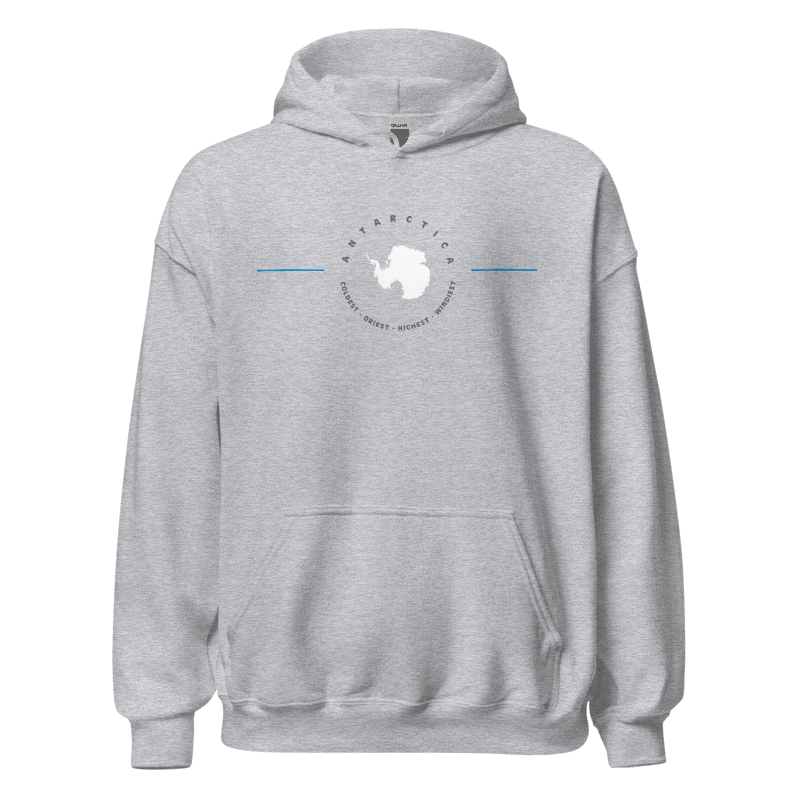 ANTARCTICA Coldest - Highest - Driest - Windiest Circle Hoody II