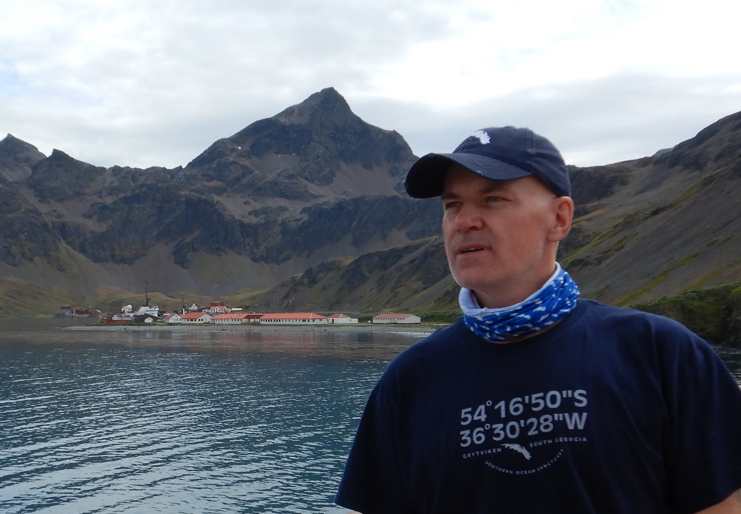 SOUTH GEORGIA Grytviken Coordinates T-Shirt