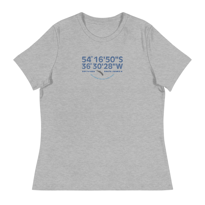 SOUTH GEORGIA Grytviken Coordinates T-Shirt (WOMENS)