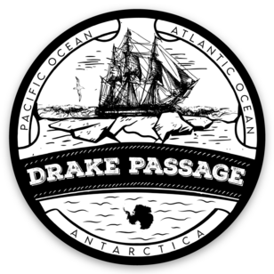 DRAKE PASSAGE OCEANS Sticker