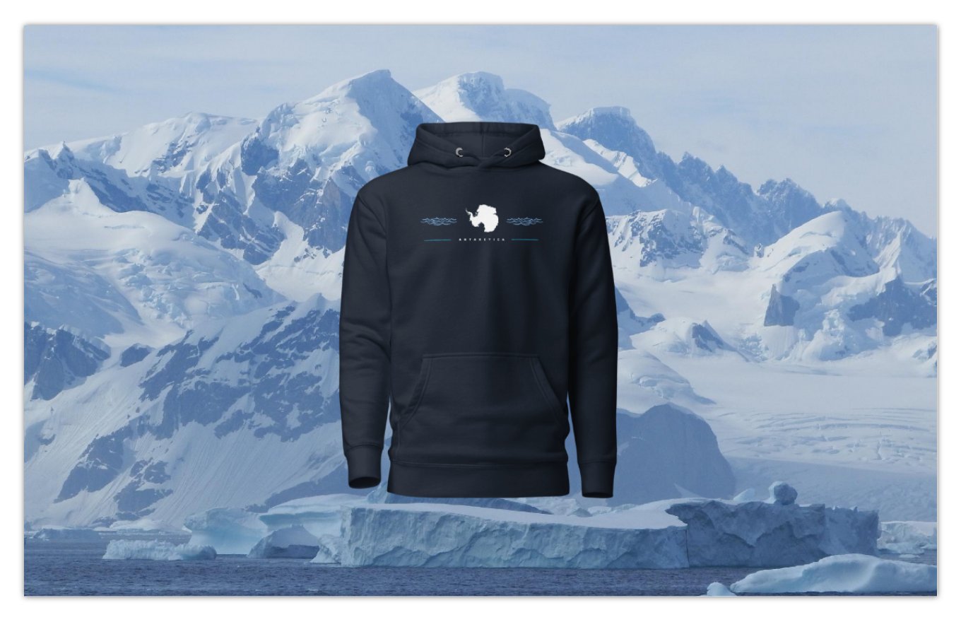 ANTARCTICA WAVES Hoody (unisex)