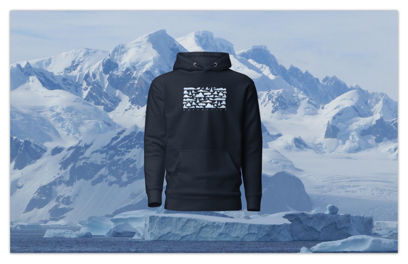 ANTARCTICA ICEBERG Hoody (unisex)